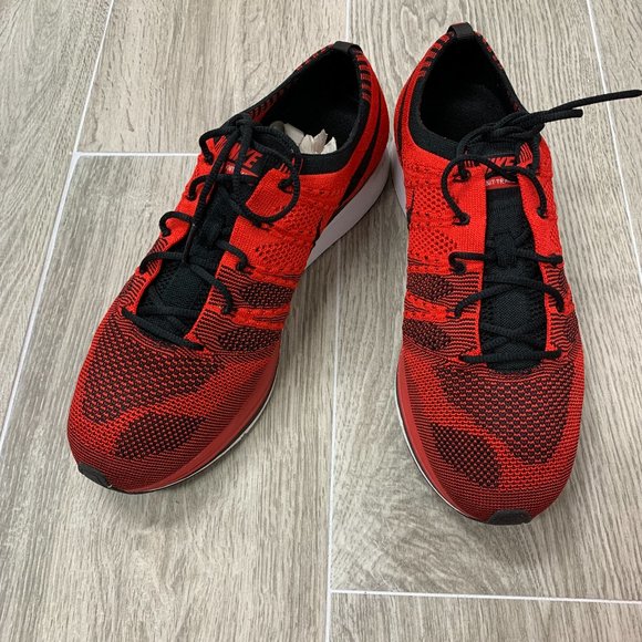 nike flyknit trainer mens orange